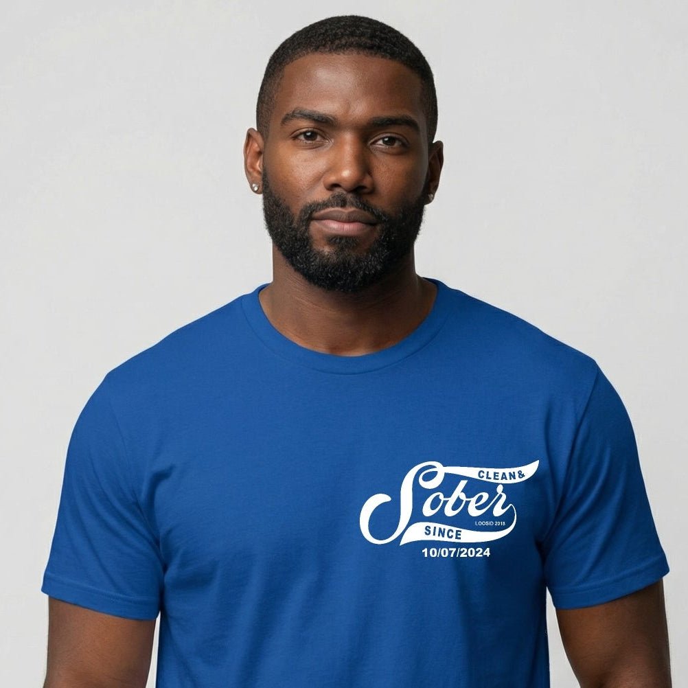 Sober Since Sober T Shirt product photo (view 20)