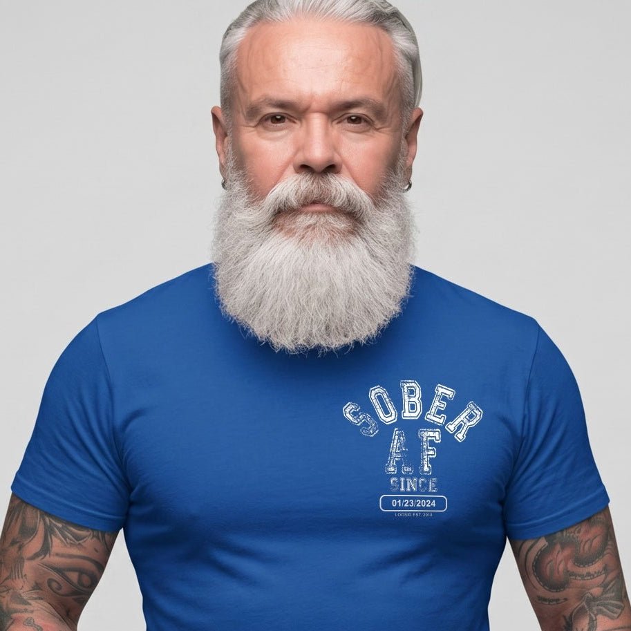 Sober AF Sober T Shirt lifestyle view (view 15)