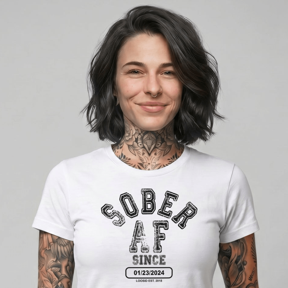 Sober T Shirt | Women's Sober AF Tee