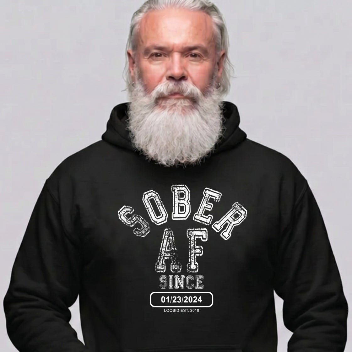 Recovery Hoodie | Men's Sober AF Hoodie