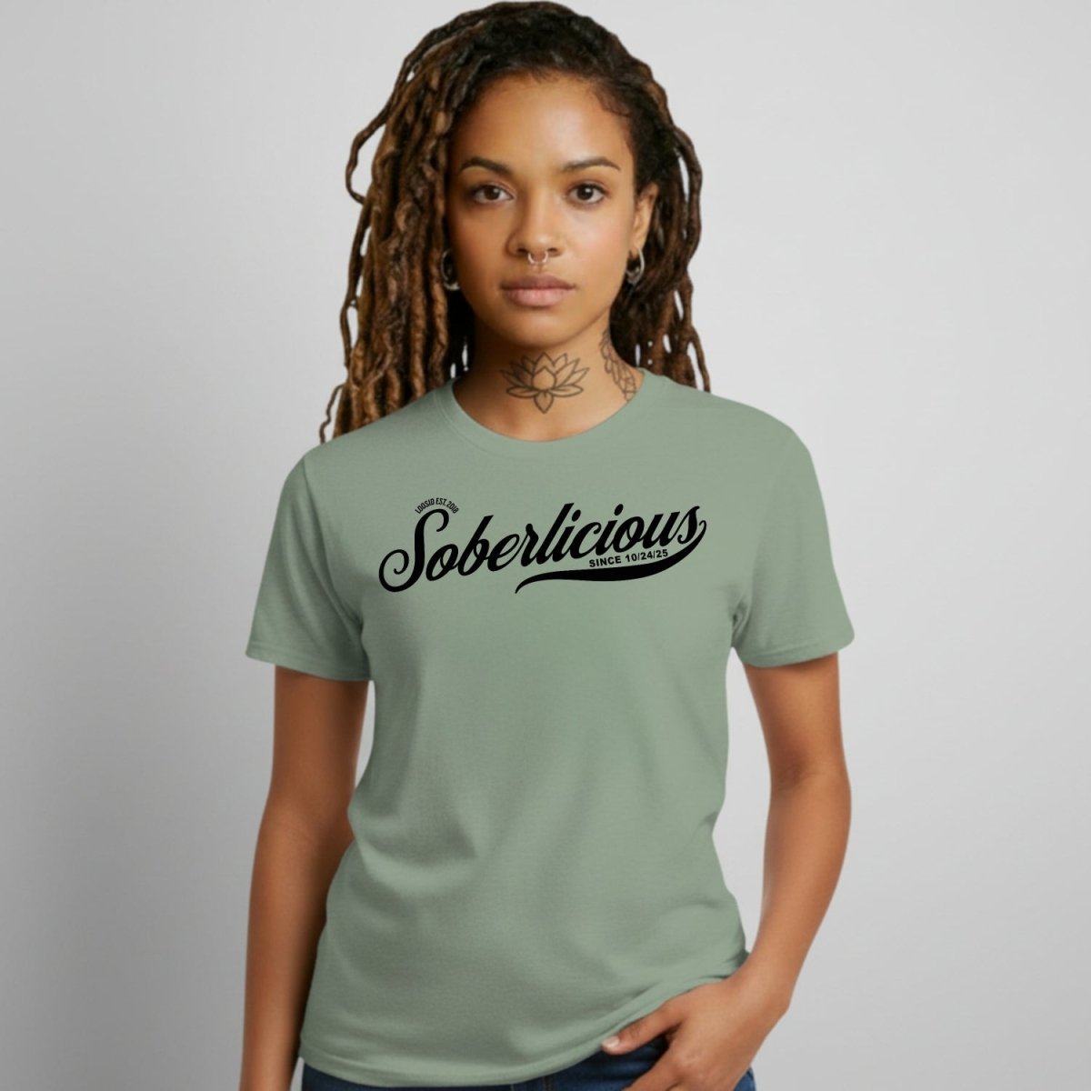 Soberlicious Sober T Shirt packaging detail (view 8)
