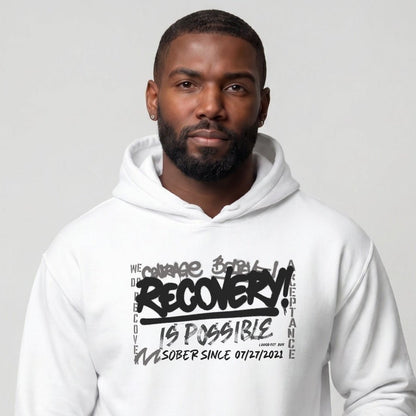 Recovery Hoodie | Men's Recovery Is Possible Hoodie