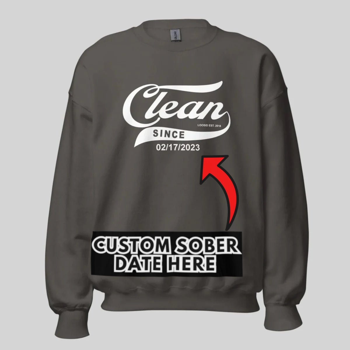 Clean Since Recovery Hoodie featuring the design (view 11)