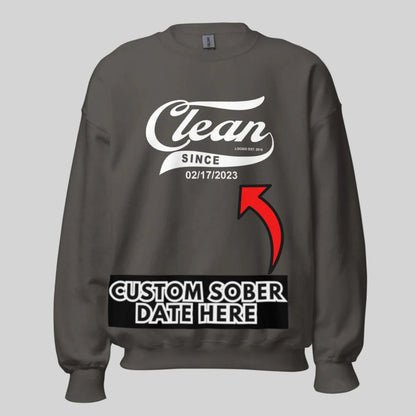 Clean Since Recovery Hoodie featuring the design (view 11)