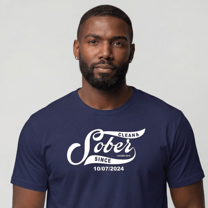 Sober T Shirt | Men's Sober Since Tee