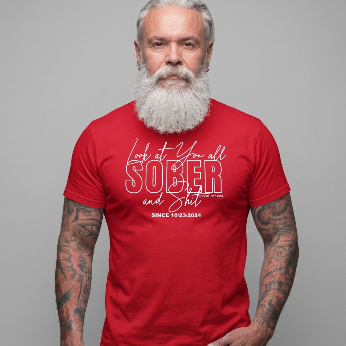 Look At You Sober T Shirt fit detail (view 19)