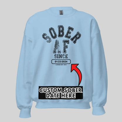 Sobriety Recovery Hoodie flat lay styled image (view 23)