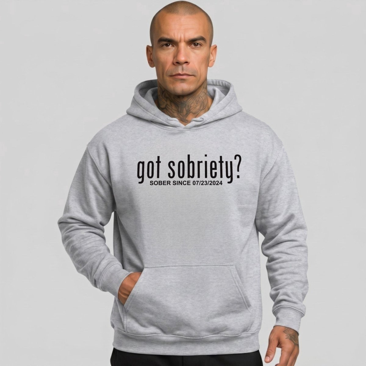 Got Sobriety Recovery Hoodie side view (view 26)