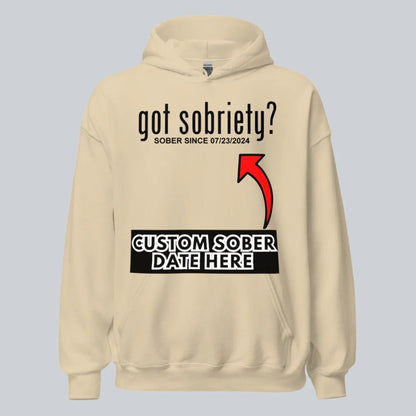 Got Sobriety Recovery Hoodie fit detail (view 29)