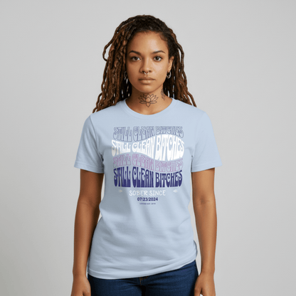 Still Clean B Sober T Shirt product photo (view 10)