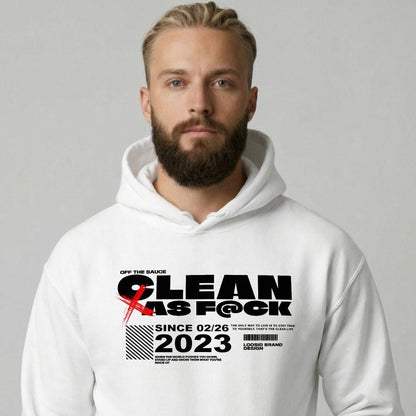Clean As F*ck Recovery Hoodie packaging detail (view 18)