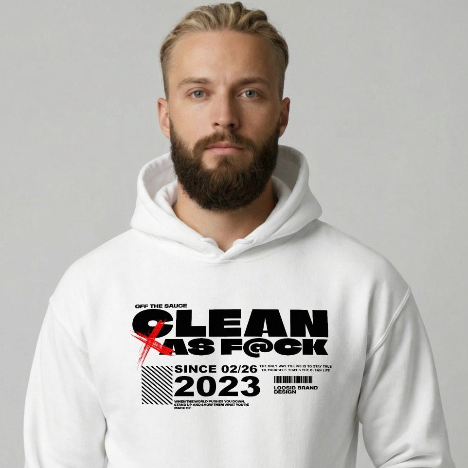 Clean As F*ck Recovery Hoodie packaging detail (view 18)