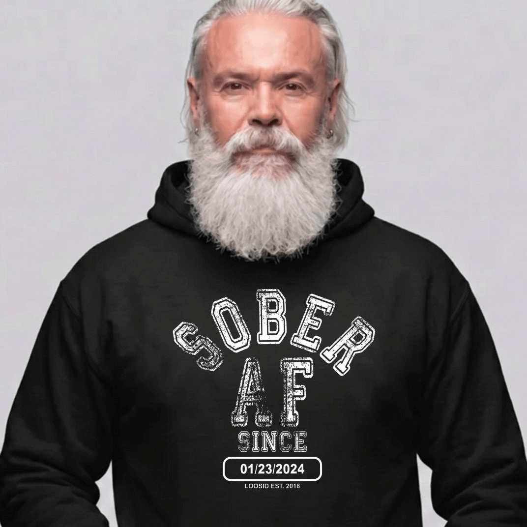 Recovery Hoodie | Men's Sober AF Hoodie