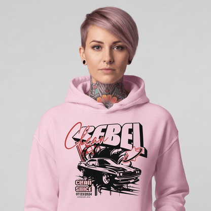 Clean Rebel Custom Recovery Date Recovery Hoodie lifestyle view (view 15)
