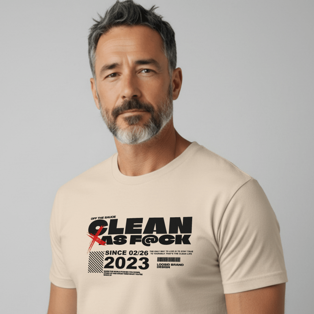 Recovery Year Men's Sobriety Sober T Shirt lifestyle view (view 15)