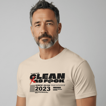 Recovery Year Men's Sobriety Sober T Shirt lifestyle view (view 15)