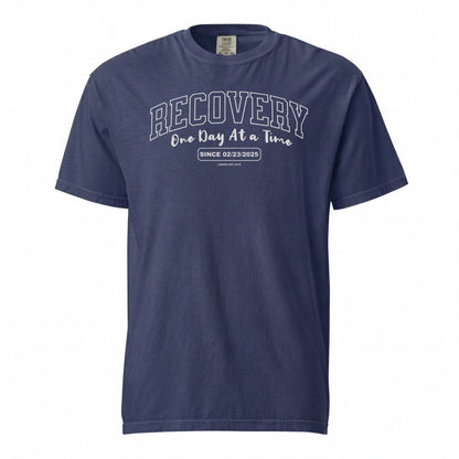 Sober T Shirt | Men's Recovery Looks Good On You Garment-Dyed
