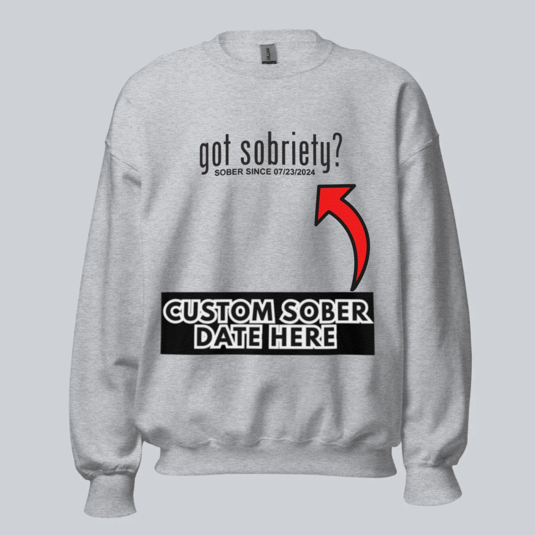 Got Sobriety Recovery Hoodie close-up view (view 22)
