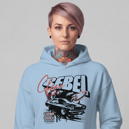 Clean Rebel Custom Recovery Date Recovery Hoodie close-up view (view 12)