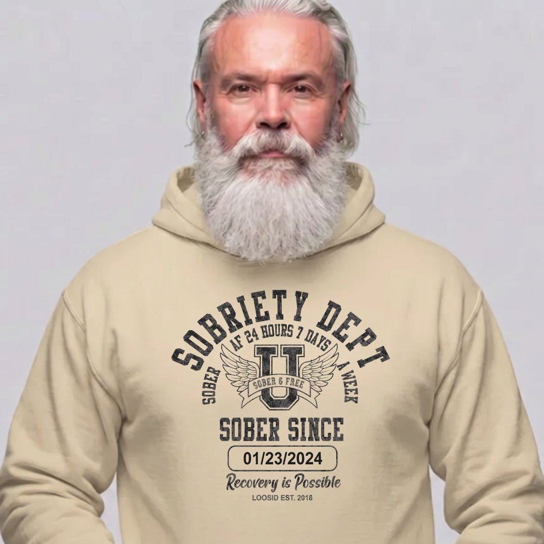 Recovery Hoodie | Men's Sobriety Dept 24/7 Hoodie