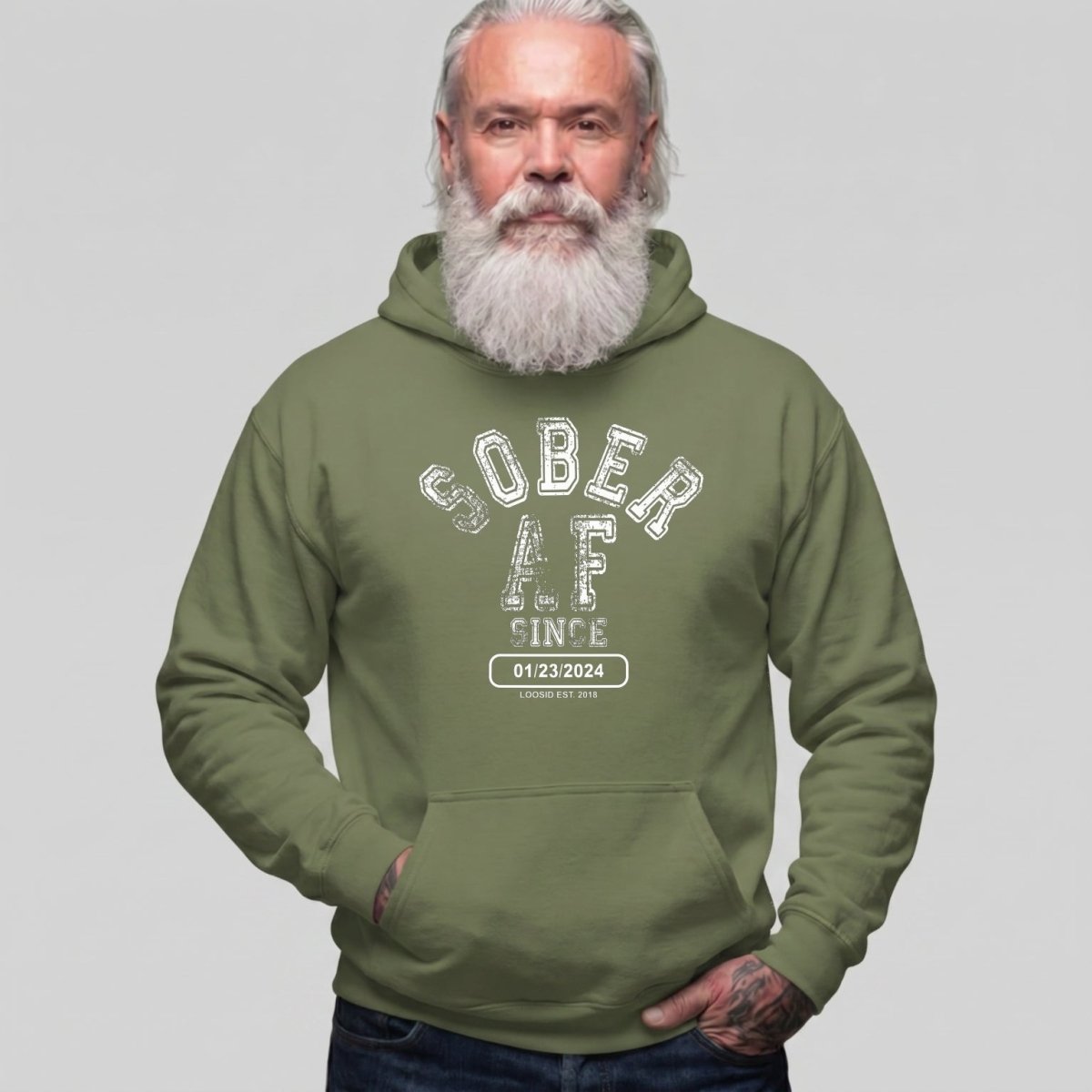 Recovery Hoodie | Men's Sober AF Hoodie