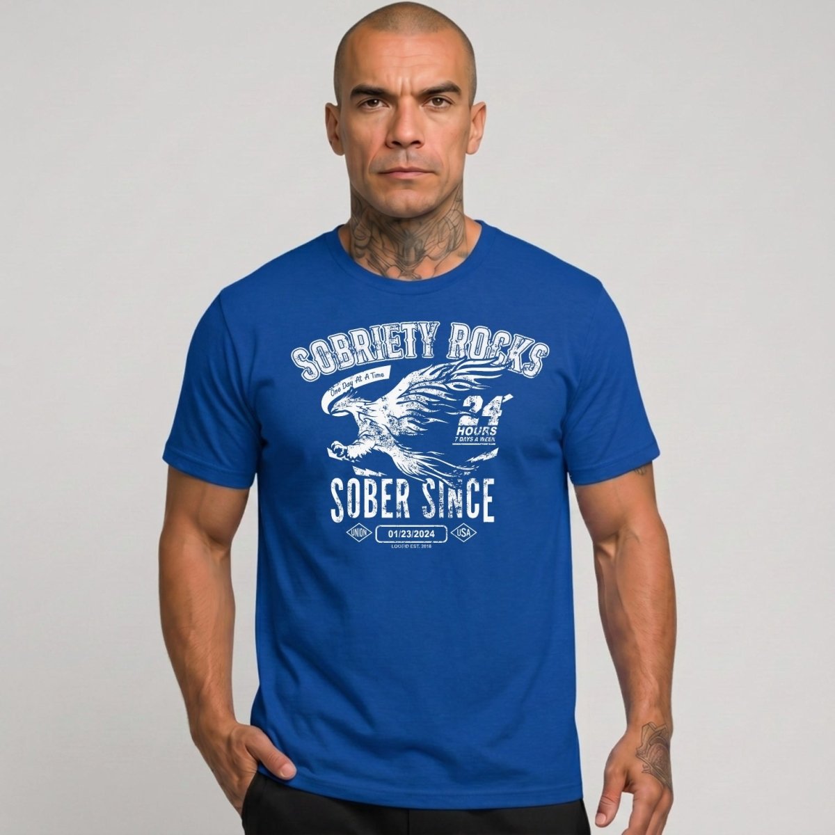 Sober Since Sober T Shirt product photo (view 10)