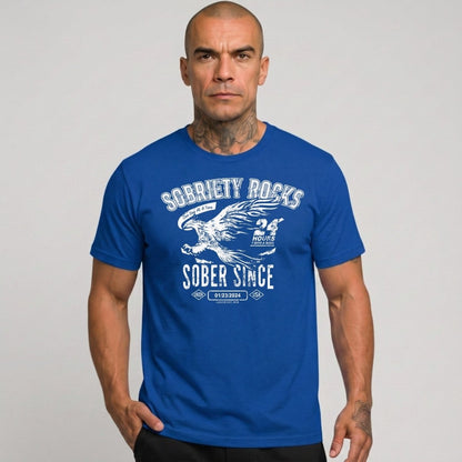 Sober Since Sober T Shirt product photo (view 10)