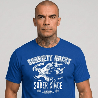 Sober Since Sober T Shirt fit detail (view 9)