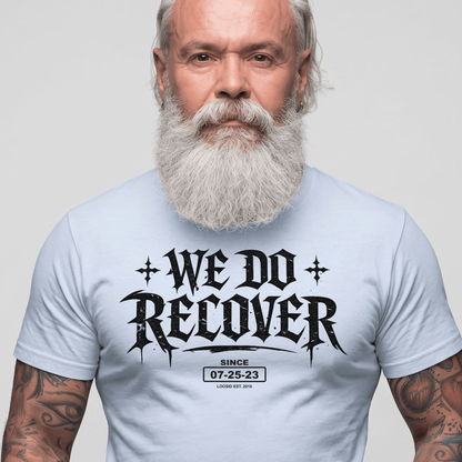 We Do Recover Sober T Shirt packaging detail (view 18)
