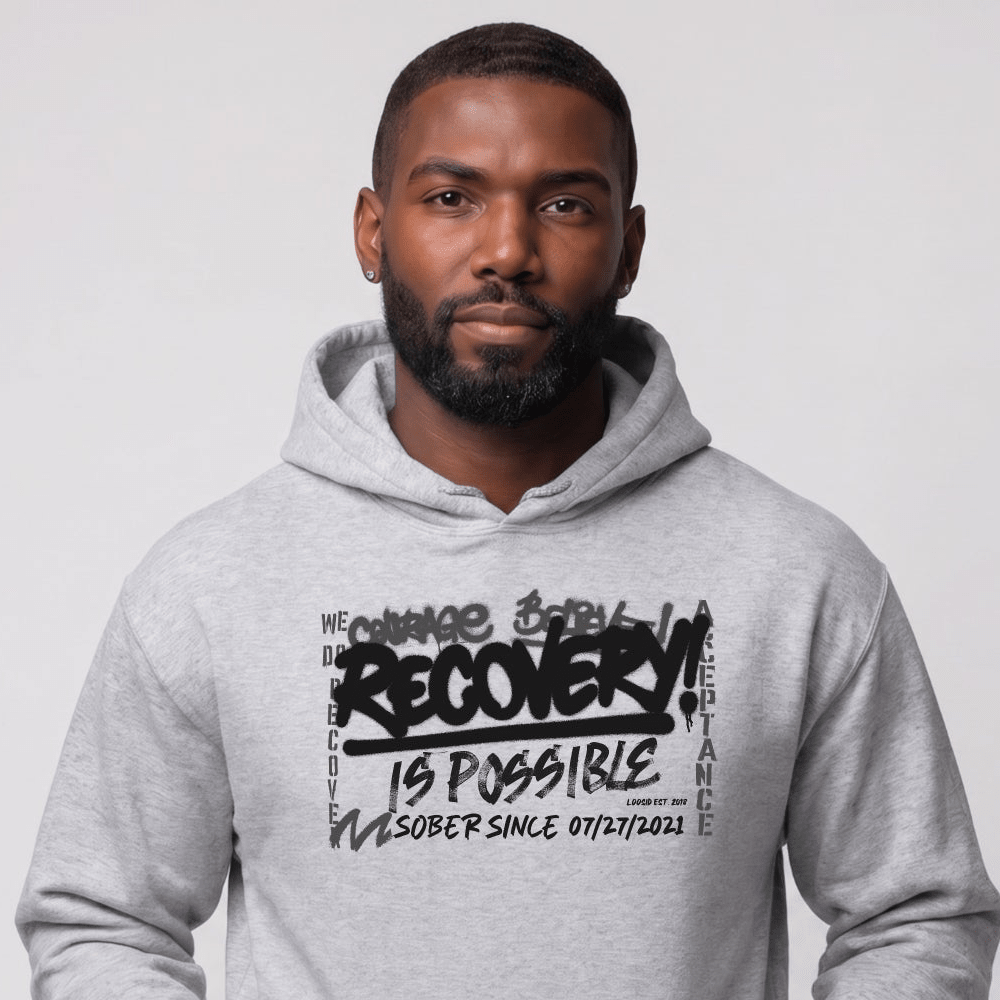 Recovery Hoodie | Men's Recovery Is Possible Hoodie