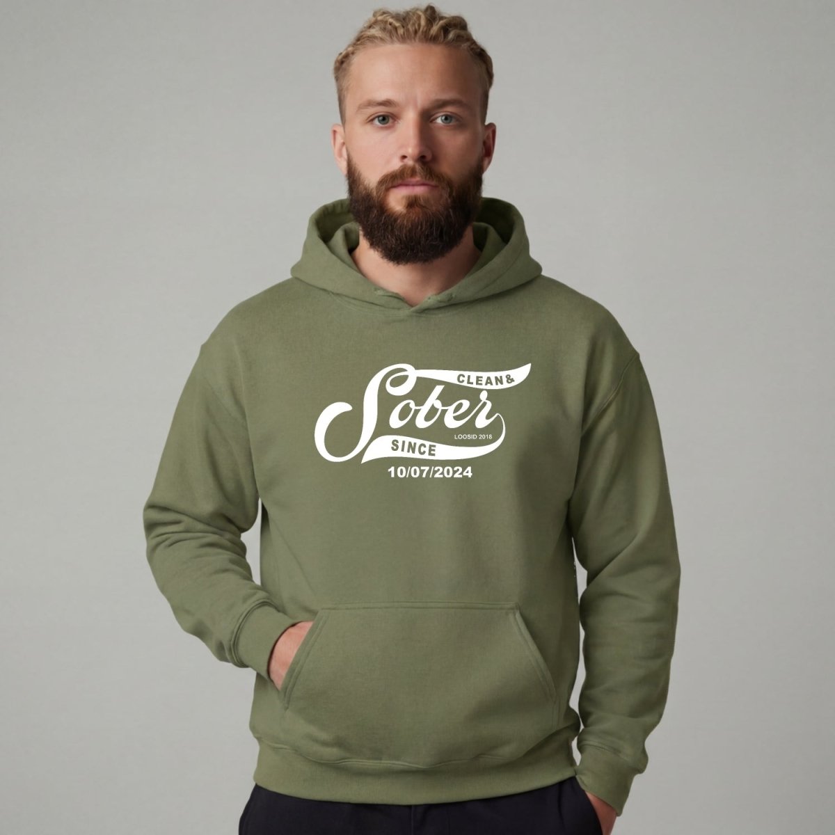 Recovery Hoodie | Men's Sober Since Hoodie