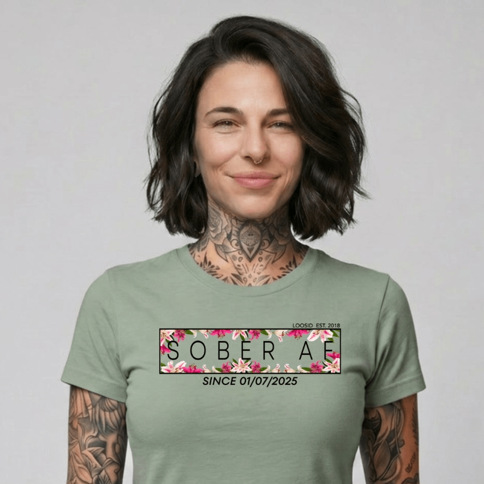 Sober T Shirt | Women's Sober AF Tee