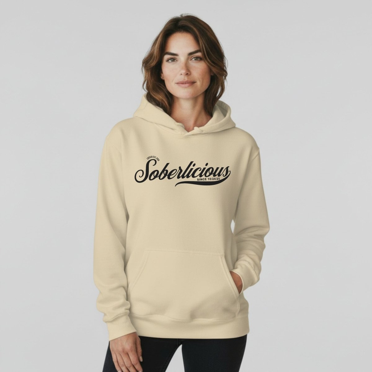 Soberlicious Recovery Hoodie featuring the design (view 41)
