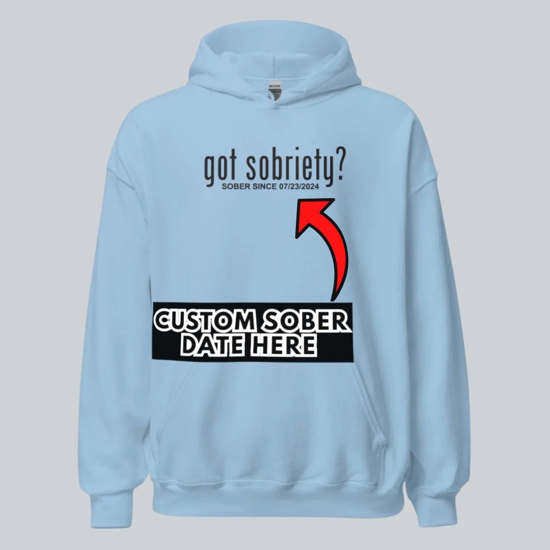 Got Sobriety Recovery Hoodie graphic detail (view 34)