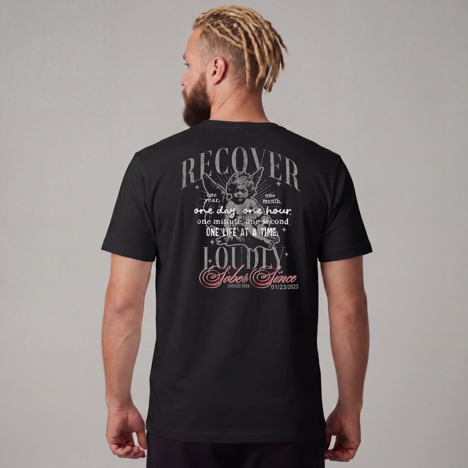 Recover Loudly Limited-Edition T-Shirt with Recovery Date