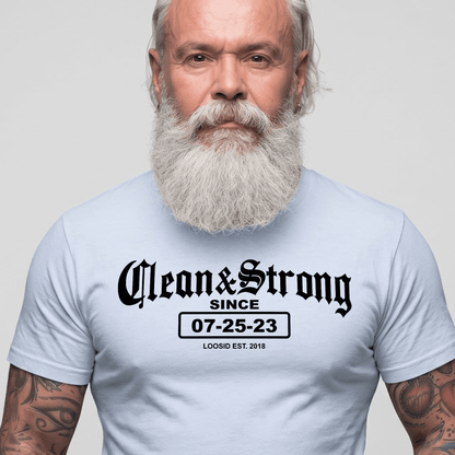Recovery Date Men's Sobriety Sober T Shirt graphic detail (view 24)