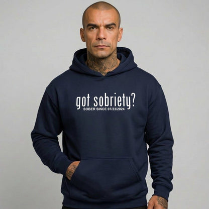 Got Sobriety Recovery Hoodie featuring the design (view 21)