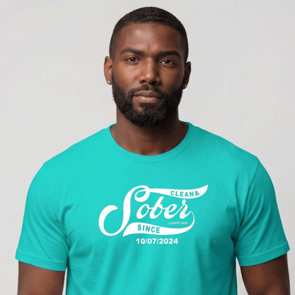 Sober T Shirt | Men's Sober Since Tee