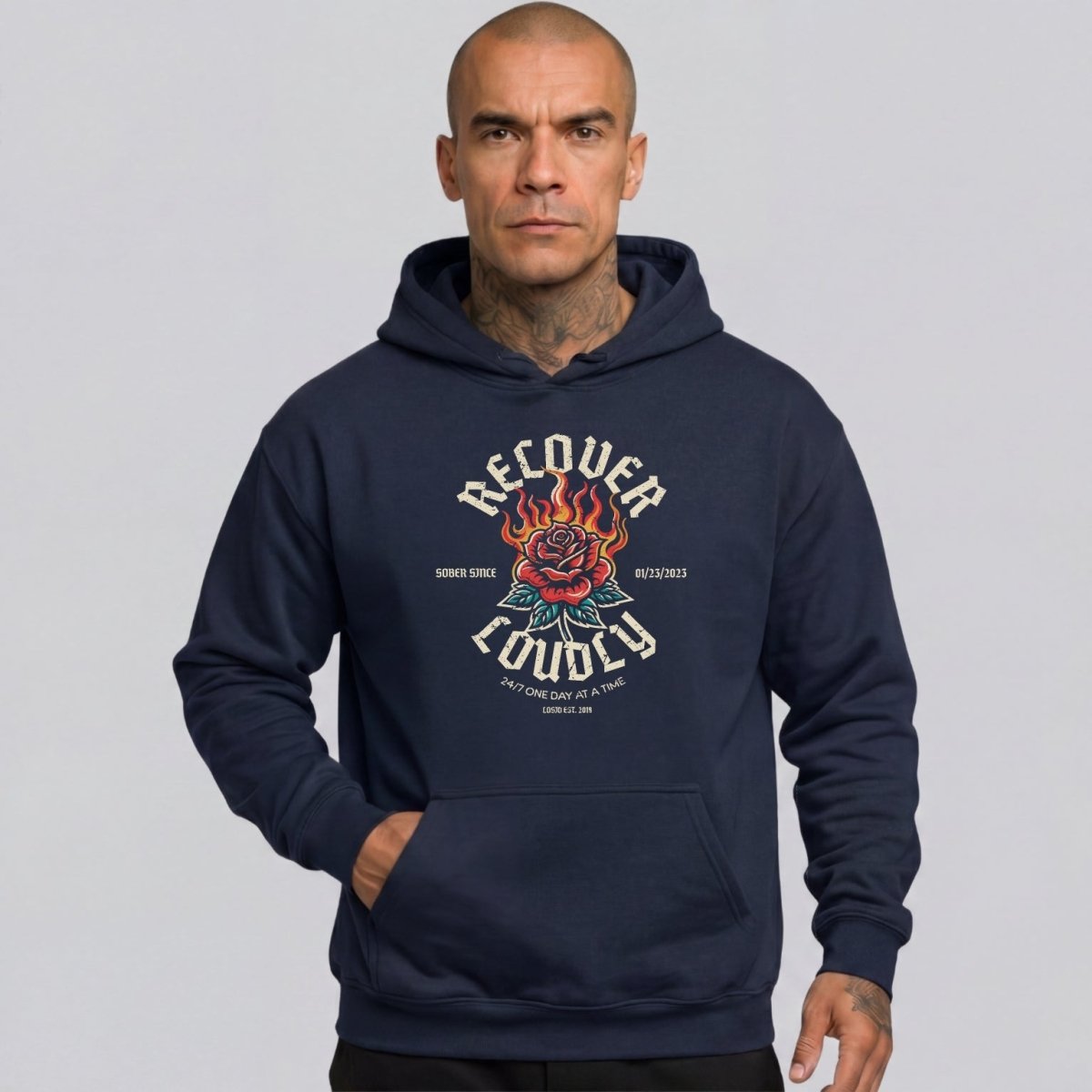 Recovery Hoodie | Men's Recover Loudly Hoodie
