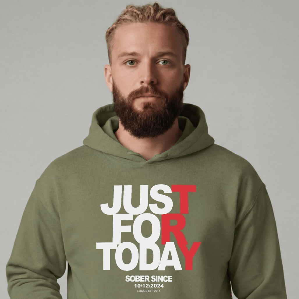 Recovery Hoodie | Men's Just For Today Hoodie