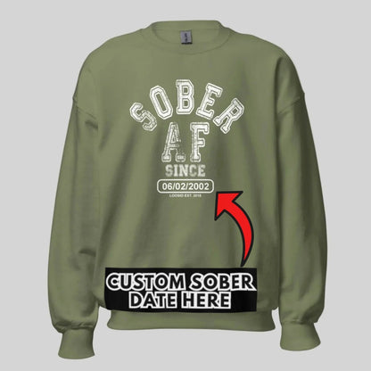 Sobriety Recovery Hoodie featuring the design (view 31)
