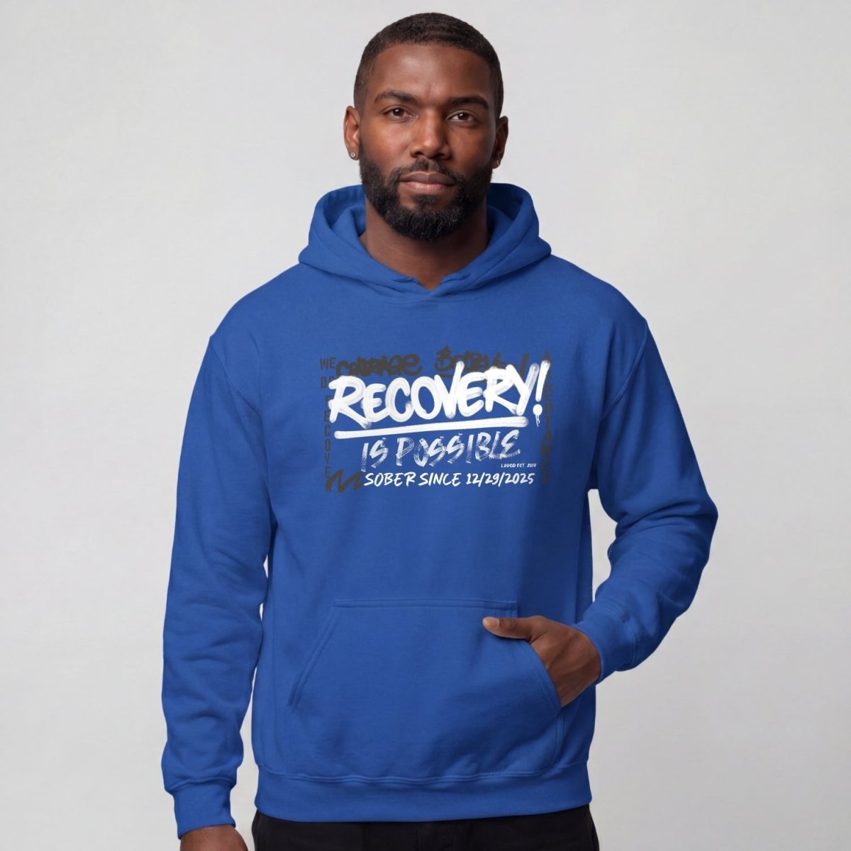 Recovery Hoodie | Men's Recovery Is Possible Hoodie