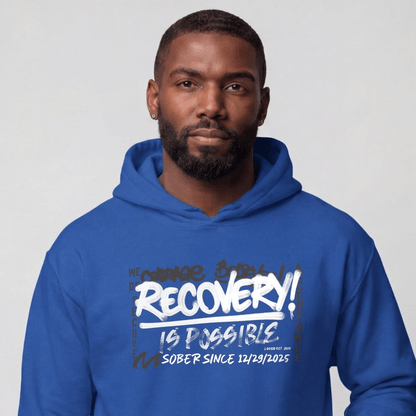 Recovery Hoodie | Men's Recovery Is Possible Hoodie