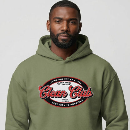 Clean Club Badge Recovery Hoodie fit detail (view 9)