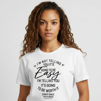 Im Not telling Sober T Shirt product photo (view 10)