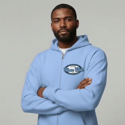 Clean Club Badge Unisex Zip Recovery Hoodie packaging detail (view 28)