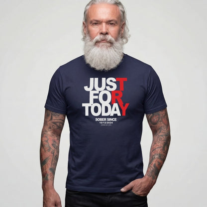 Sober T Shirt | Men's Just For Today Tee