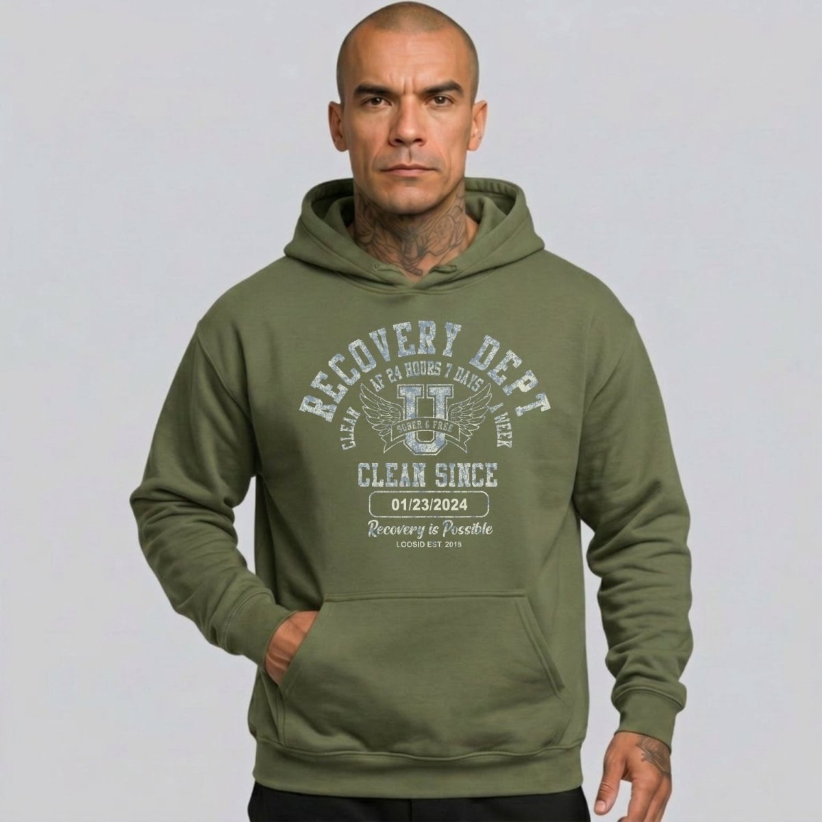 Recovery Dept Recovery Hoodie product photo (view 10)