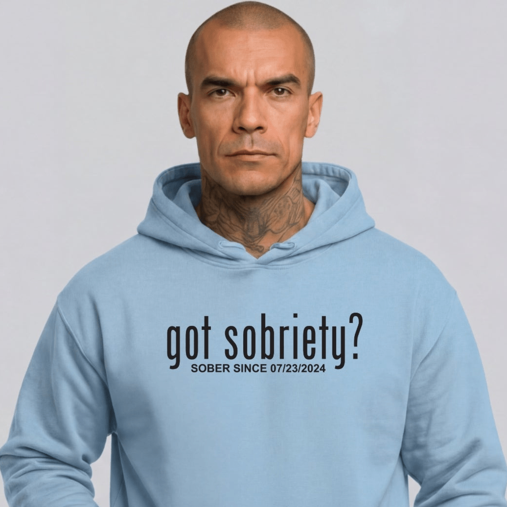 Recovery Hoodie | Men's Got Sobriety? Hoodie