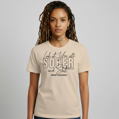 Look At You Sober Sober T Shirt side view (view 16)